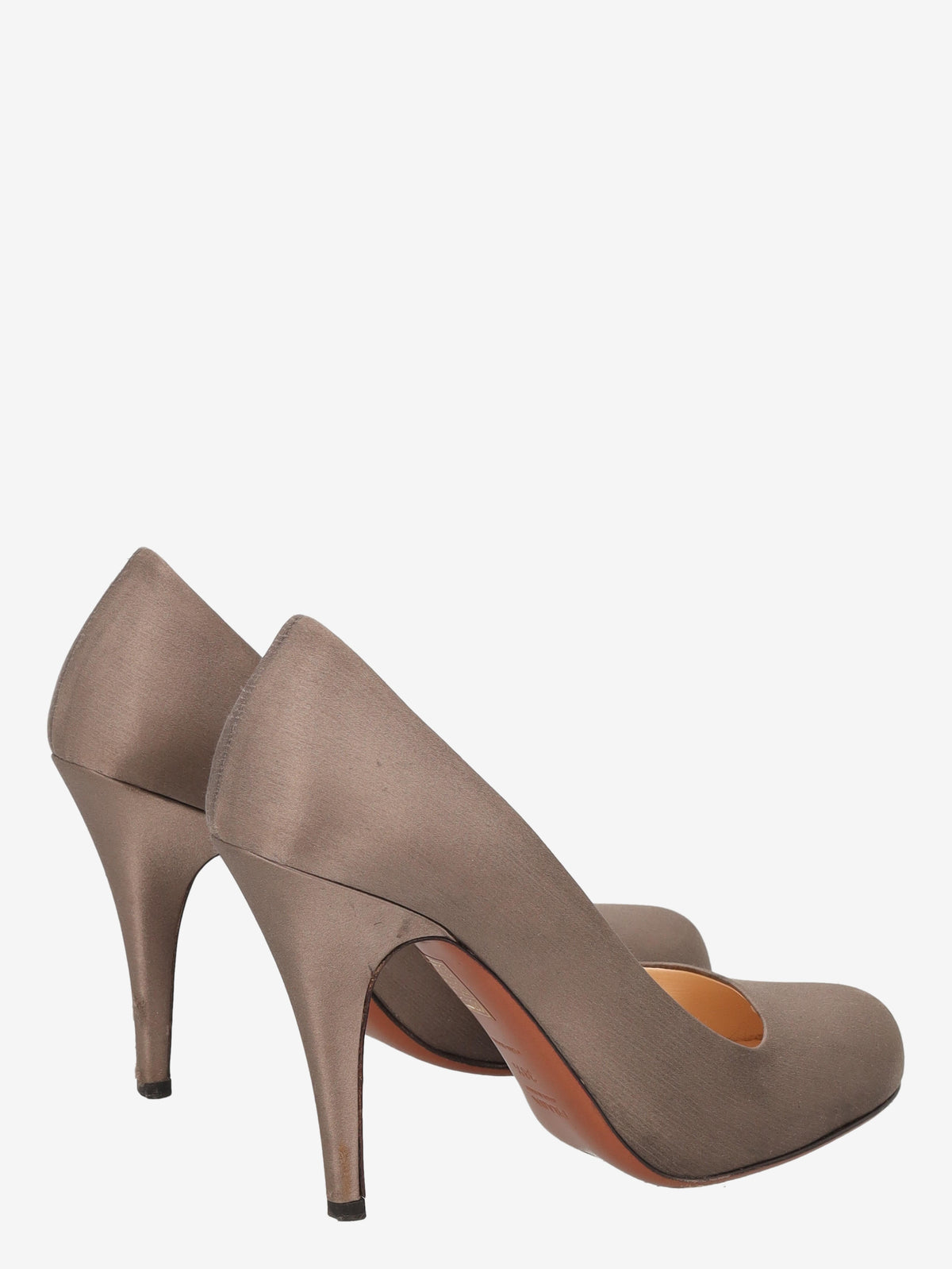 Prada Grey Satin  Décolleté