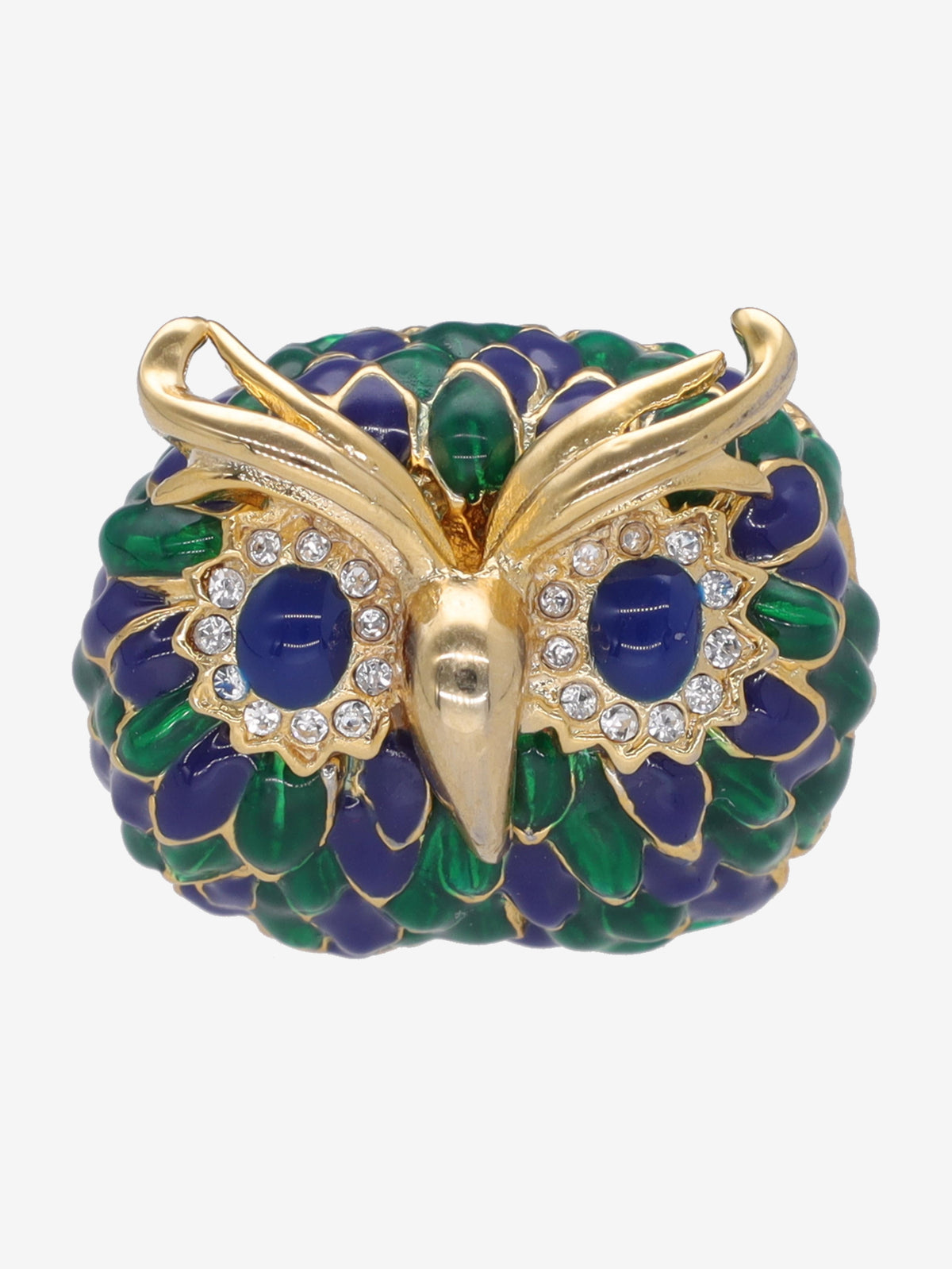 Kenneth Jay Lane Owl Ring CVR24.1.151  Kenneth Jay Lane