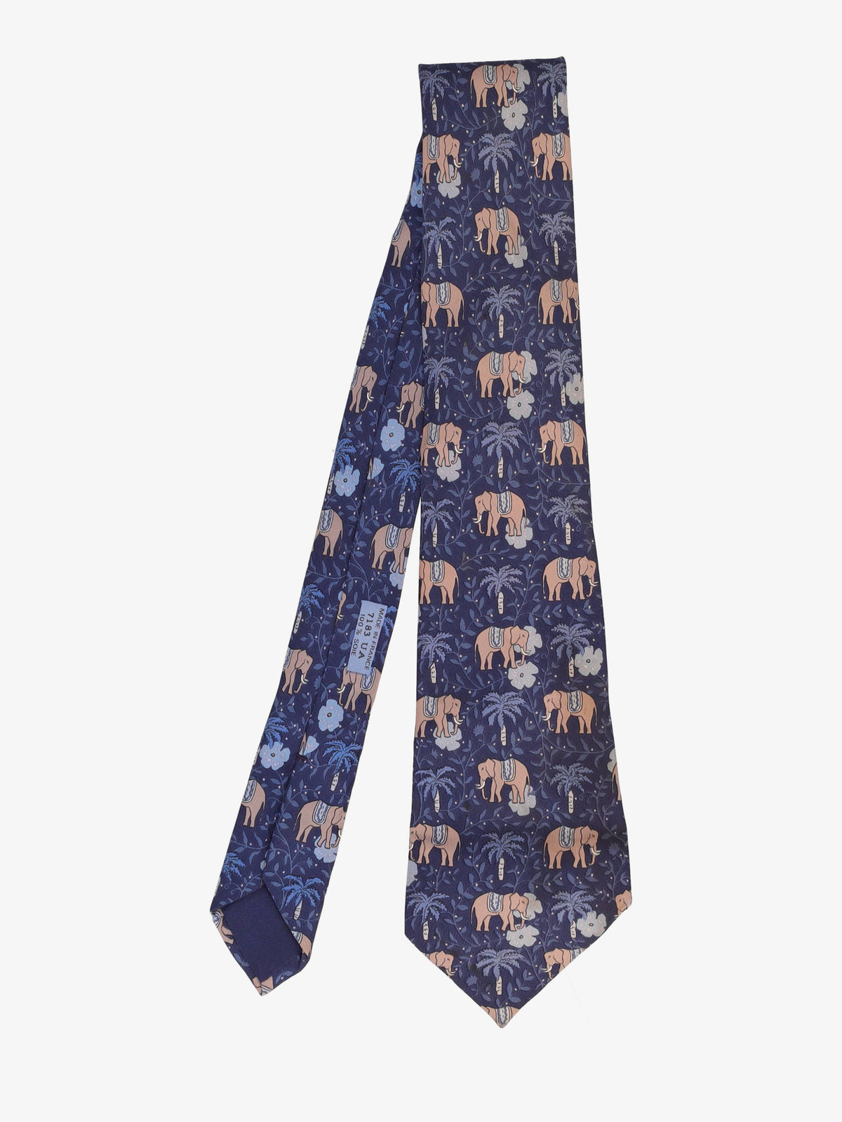 Hermès Elephant Print Tie W16062025.30  Hermès