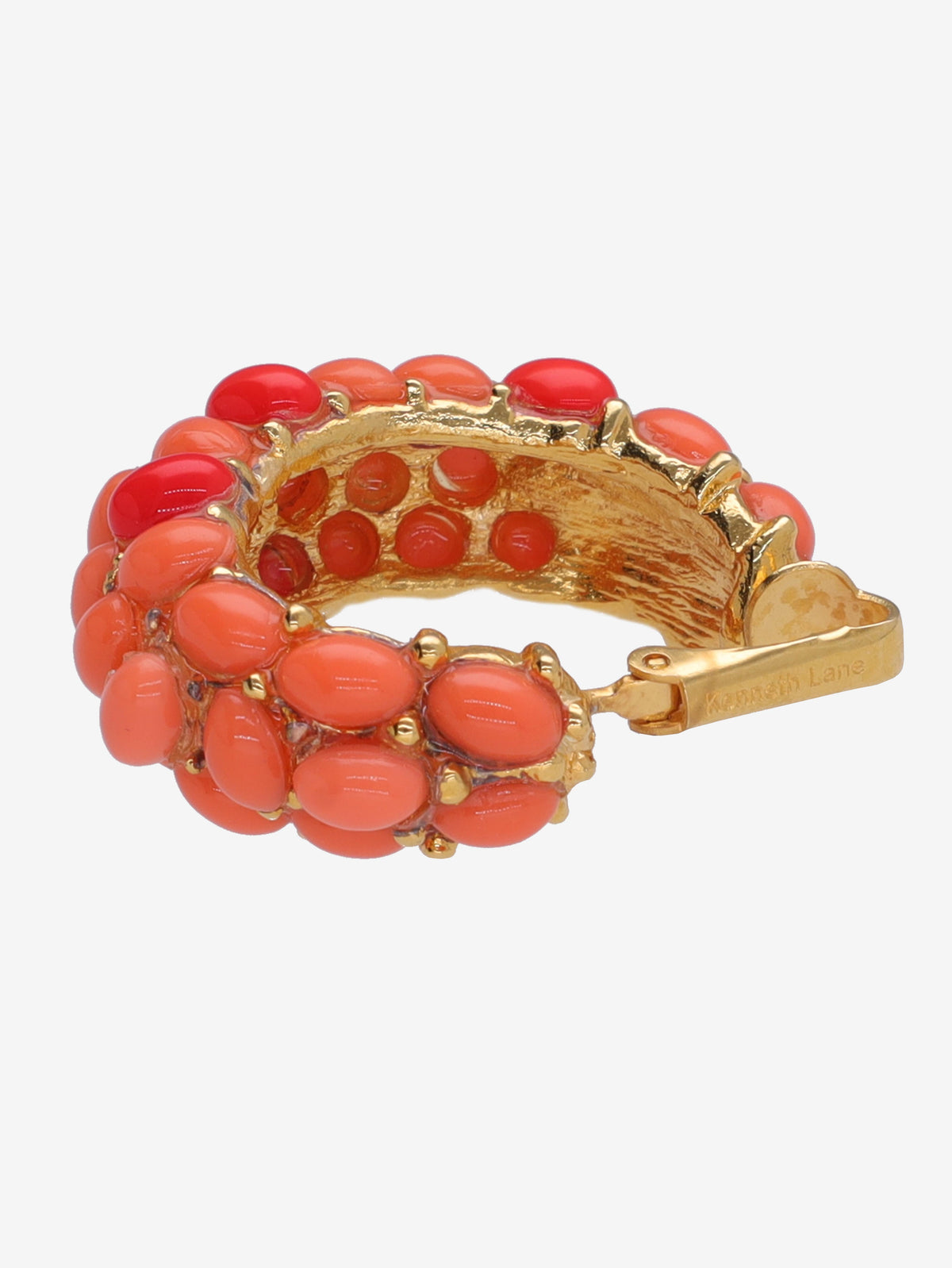 Kenneth Jay Lane Coral  Earrings CVR24.1.153  Kenneth Jay Lane