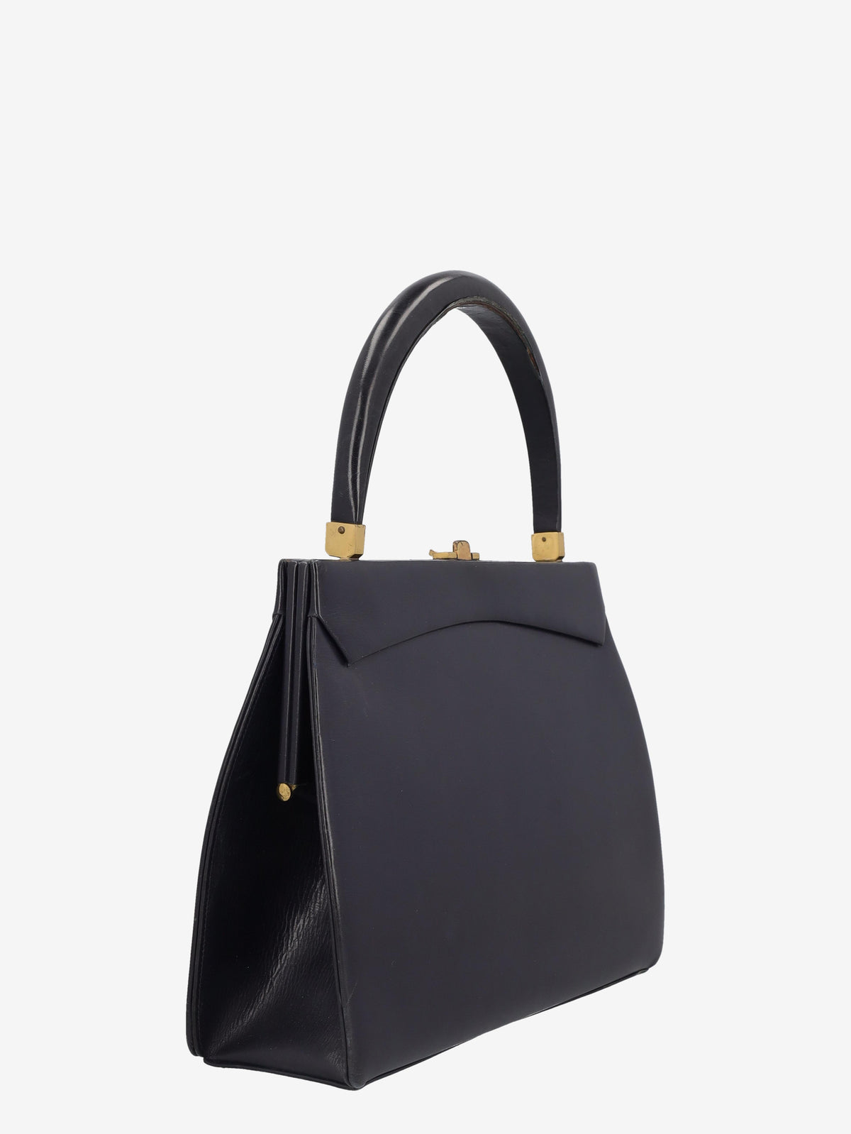 Vintage Blue Leather Handbag WCV300625.47  Vintage