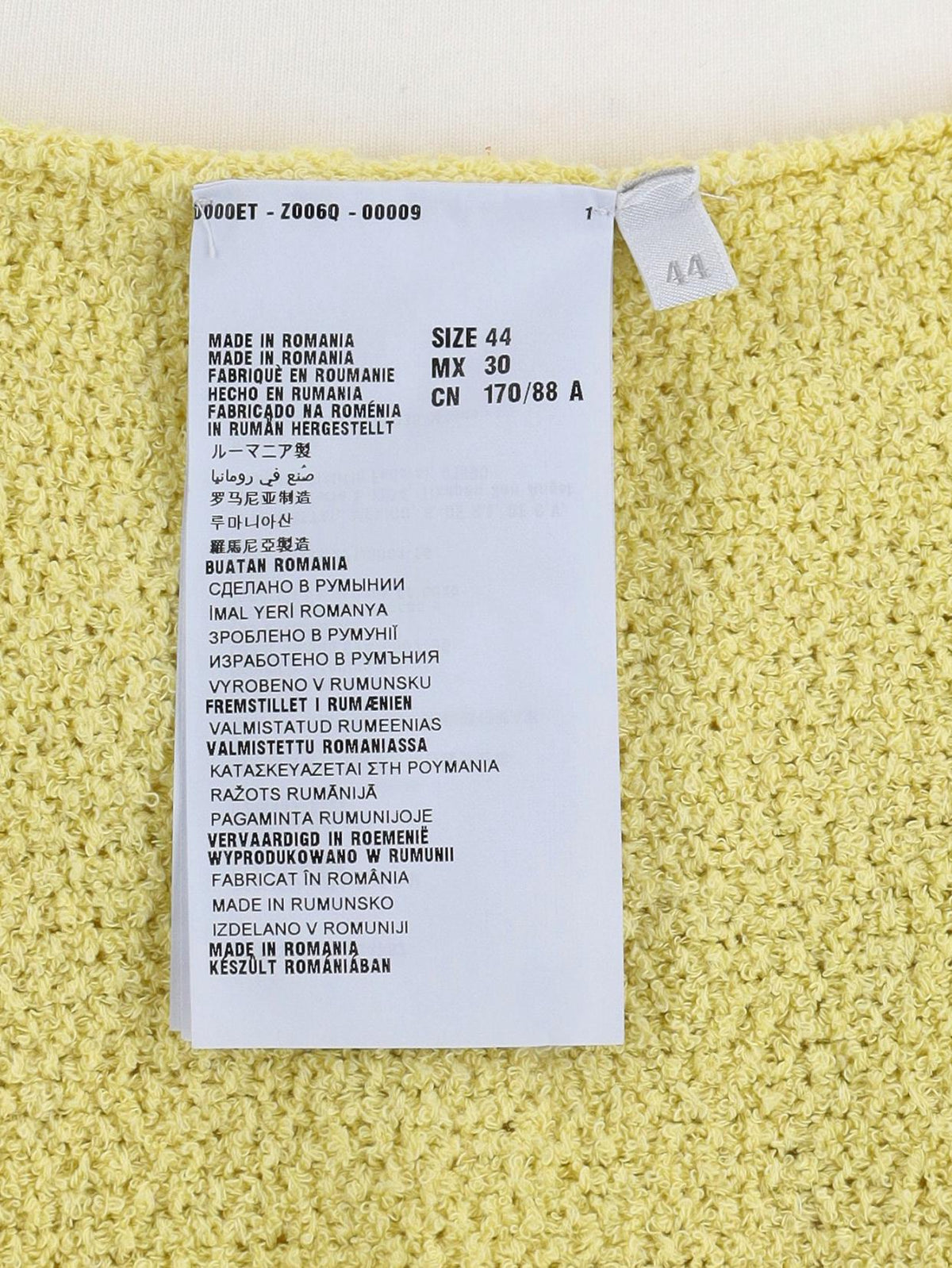 Prada Yellow Cardigan