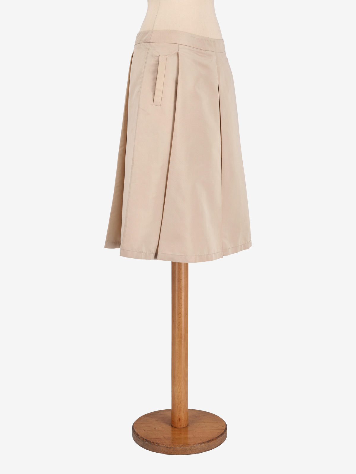 Prada Beige Midi Skirt WCV241224.9  Prada