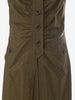 Moschino Military Green Midi Dress