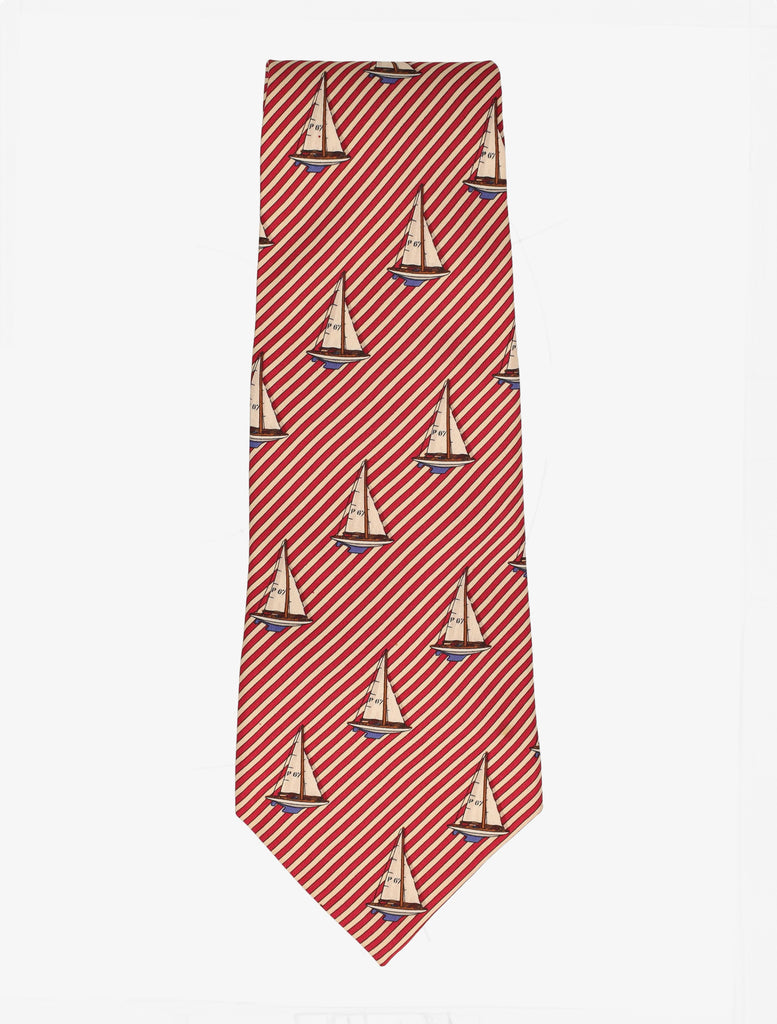 Ralph Lauren  Boat Print Tie W16062025.11  Ralph Lauren