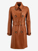 Celine Leather Trench Coat