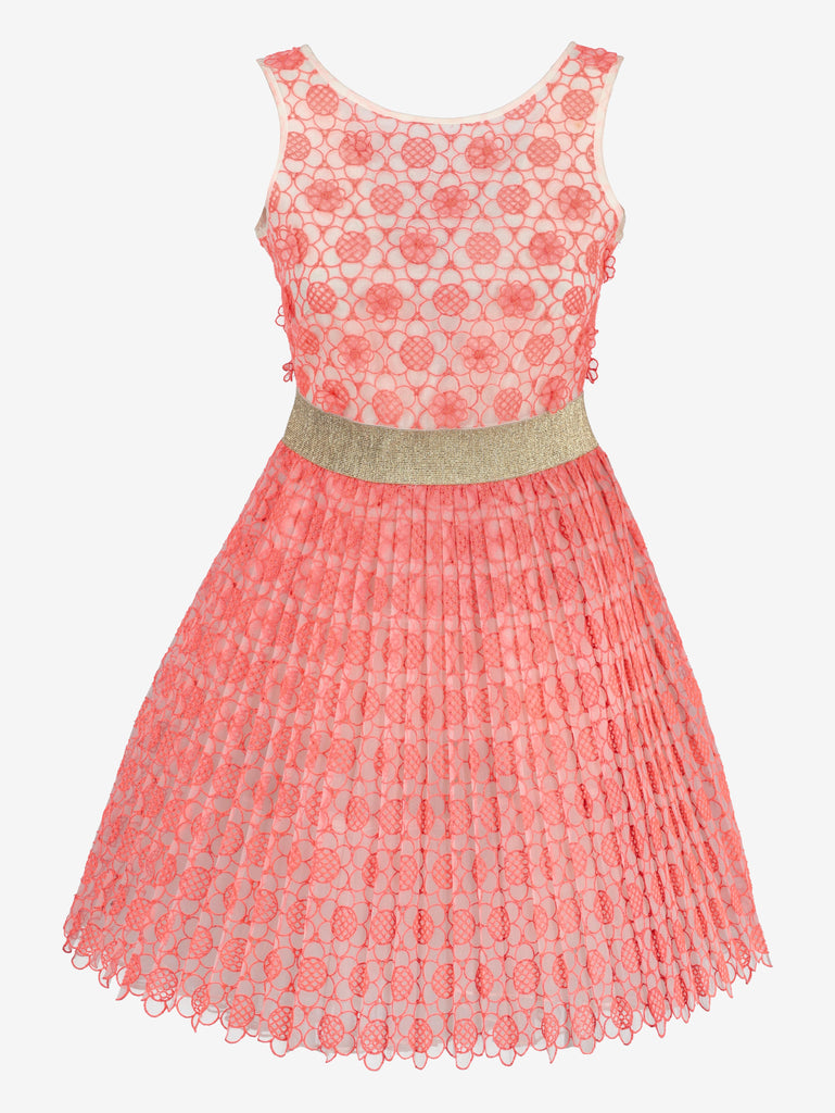 Vintage Fluo Flowered Dress