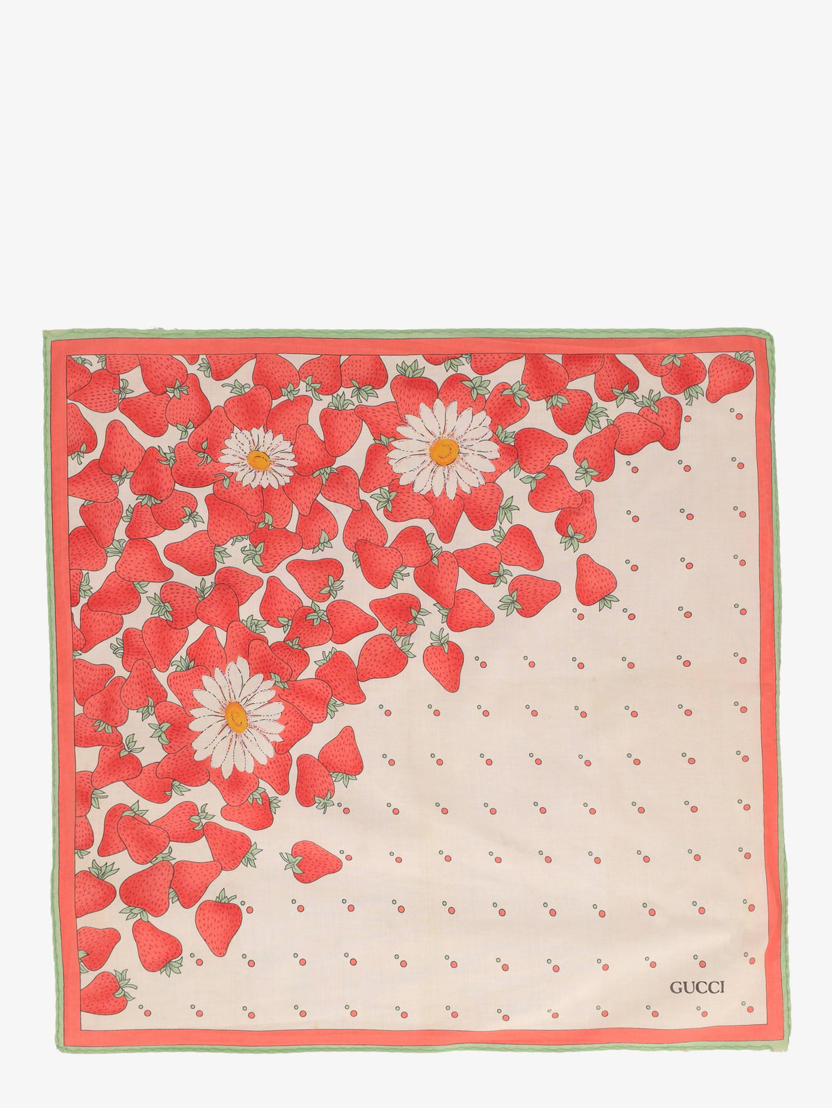 Gucci Strawberry Pocket Handkerchief