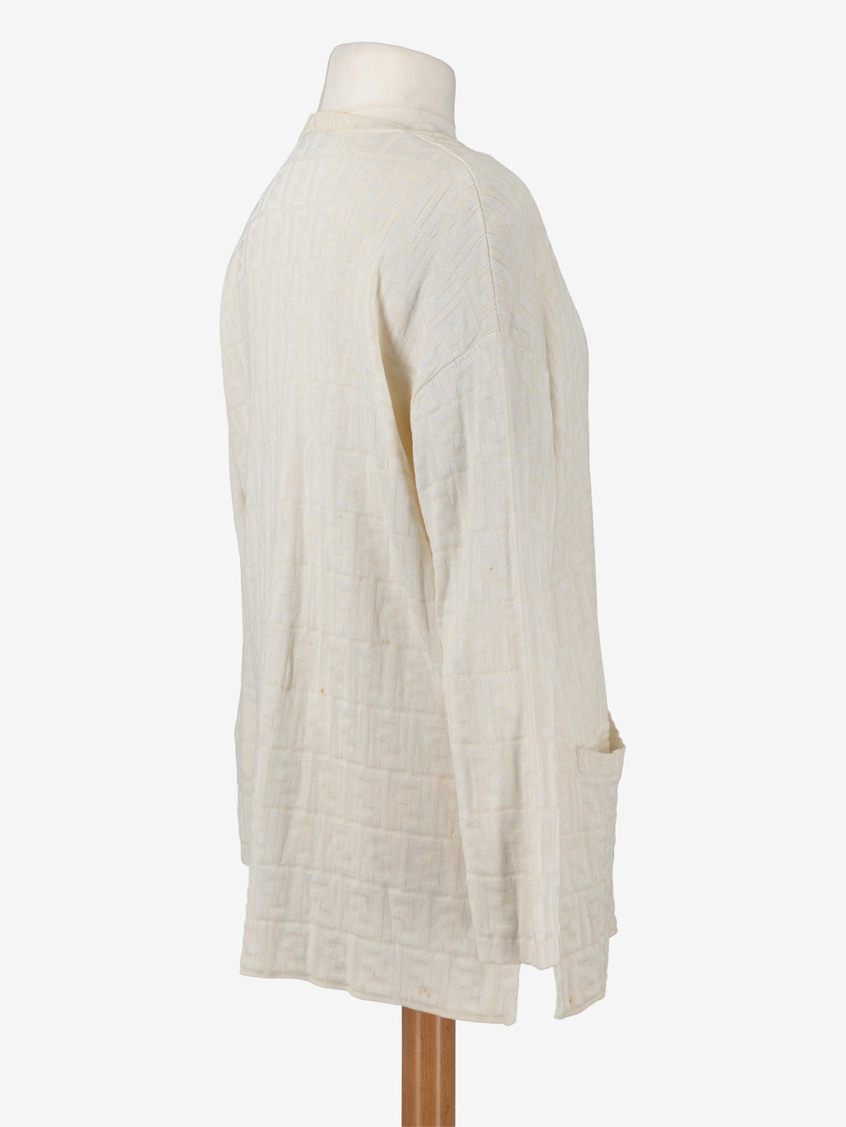 Fendi Knitted Logoed Cardigan