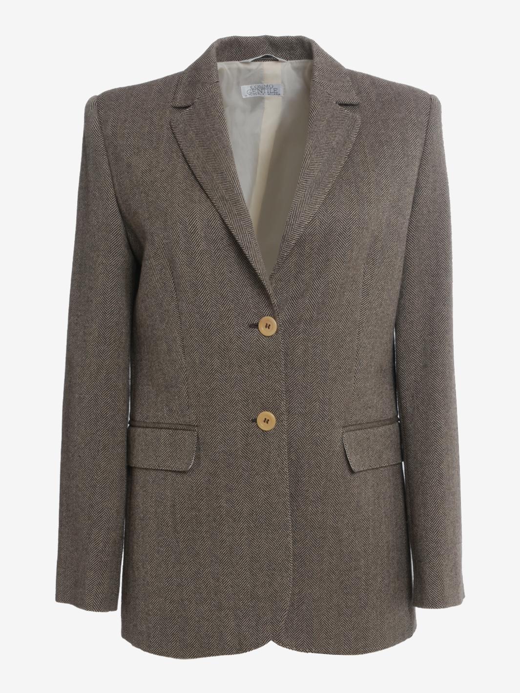 Cosimo Gentile Harringbone Blazer