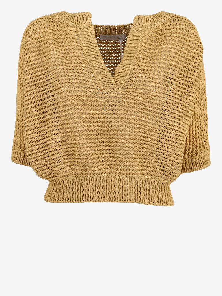 Fabiana Filippi Ochre Knitted Sweater