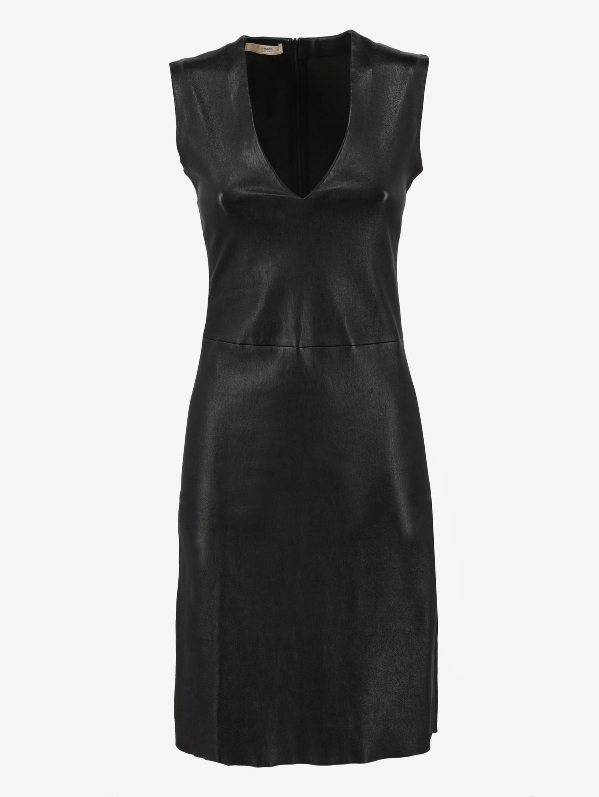 Prada Black Leather Dress