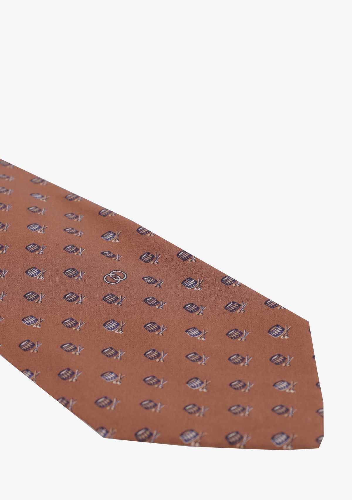 Gucci Drums Patterned Tie