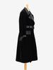 Tom Ford Black Velvet Trench Coat - 00s