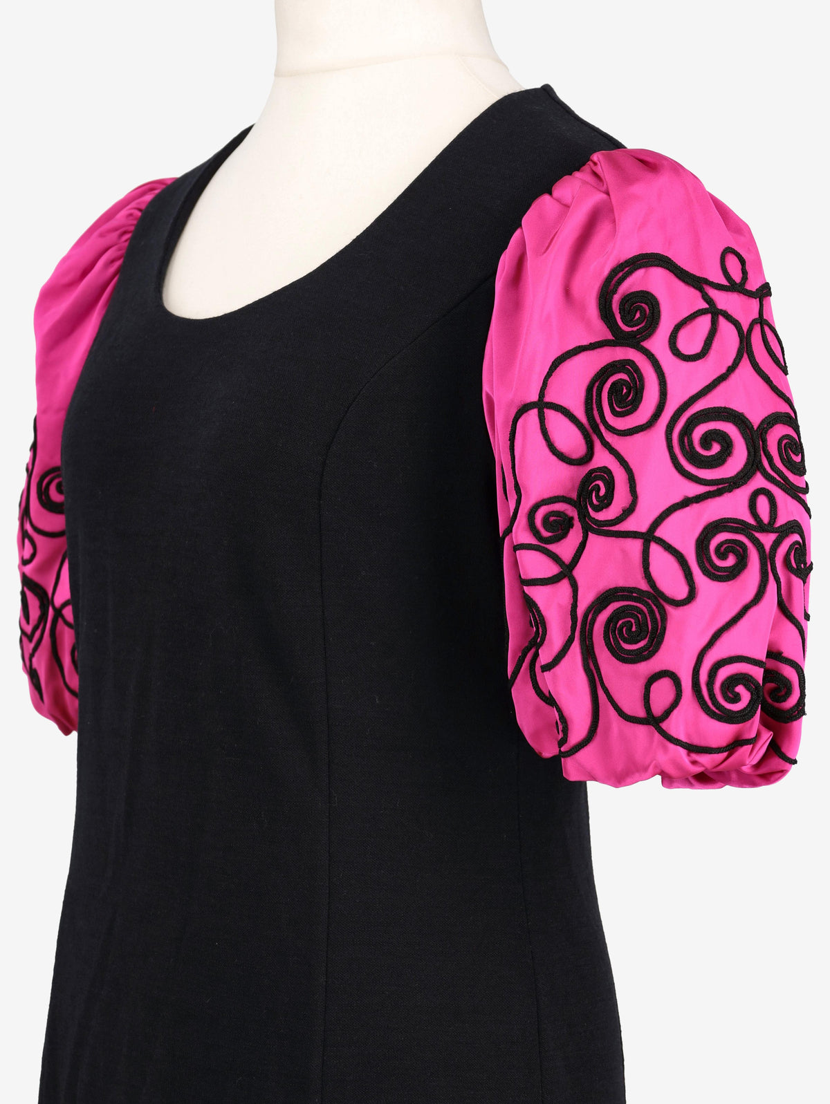 Vintage Baloon Sleeves Dress