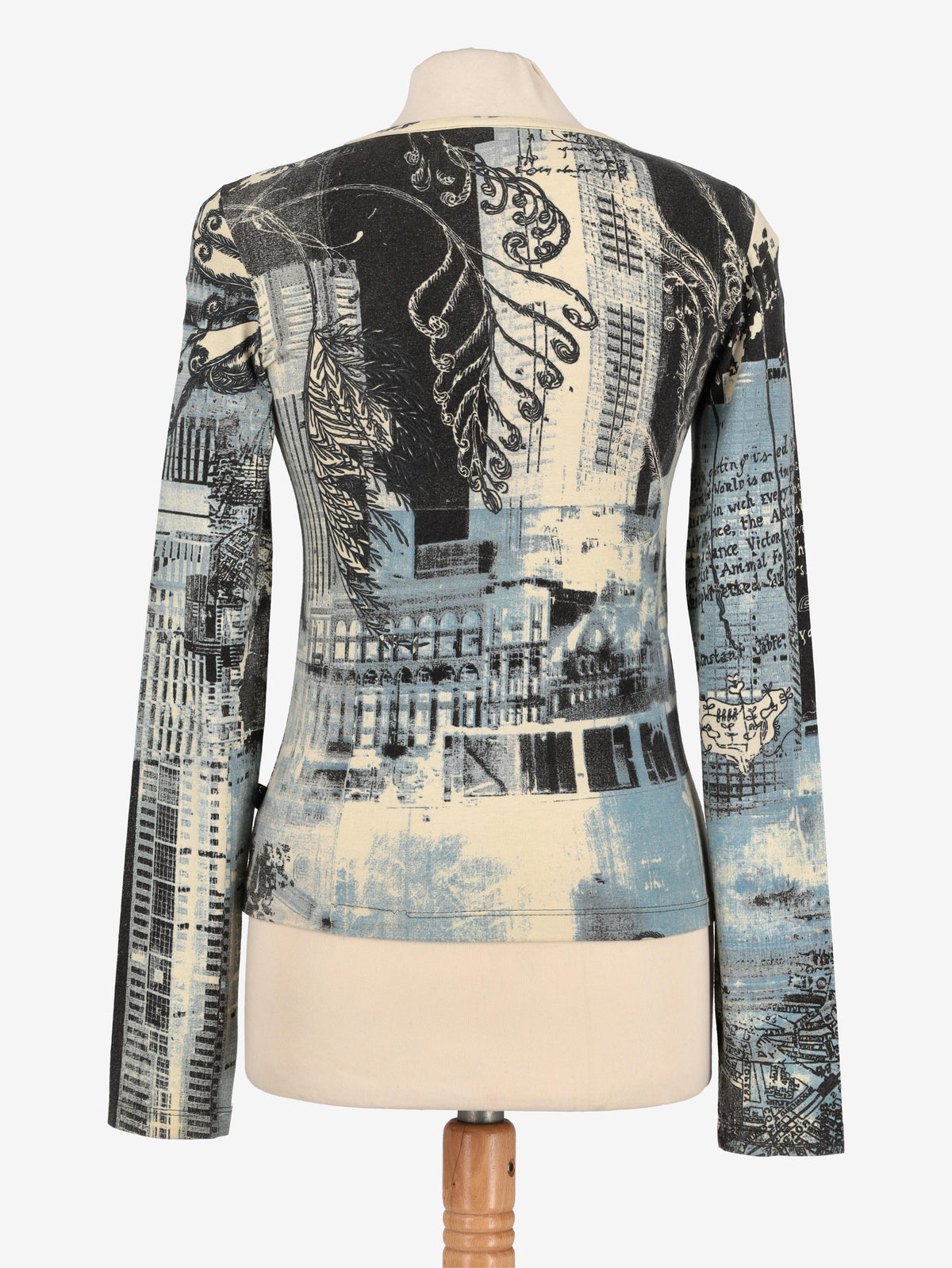 Just Cavalli Map Print Shirt W24121253.12  Just Cavalli