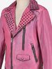 Vintage Pink Biker Jacket WCV250856.01  Vintage