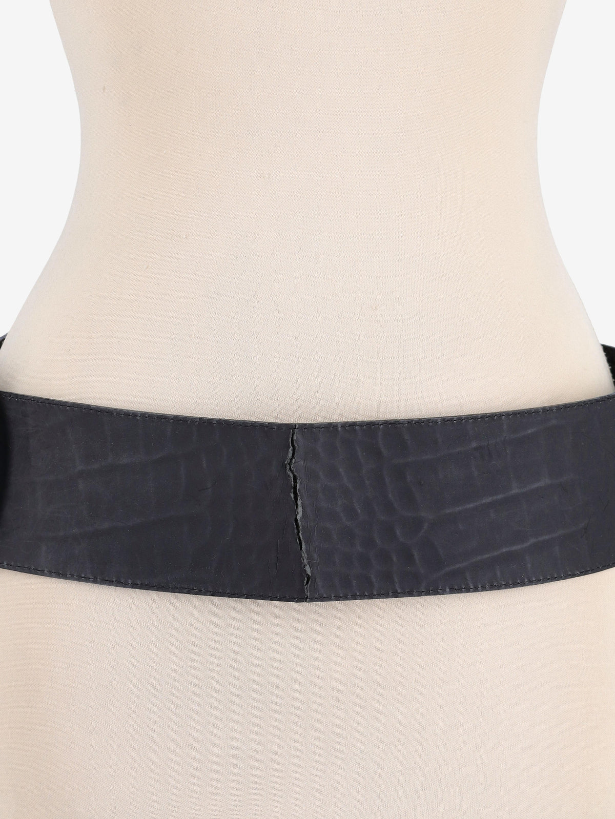 Vintage Black Cocco Maxi Belt