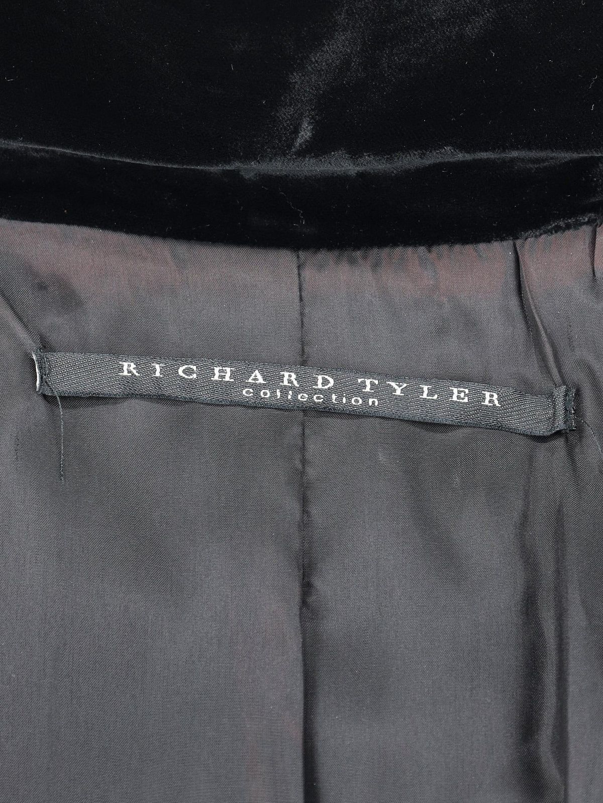 Richard Tyler Black Velvet Suit