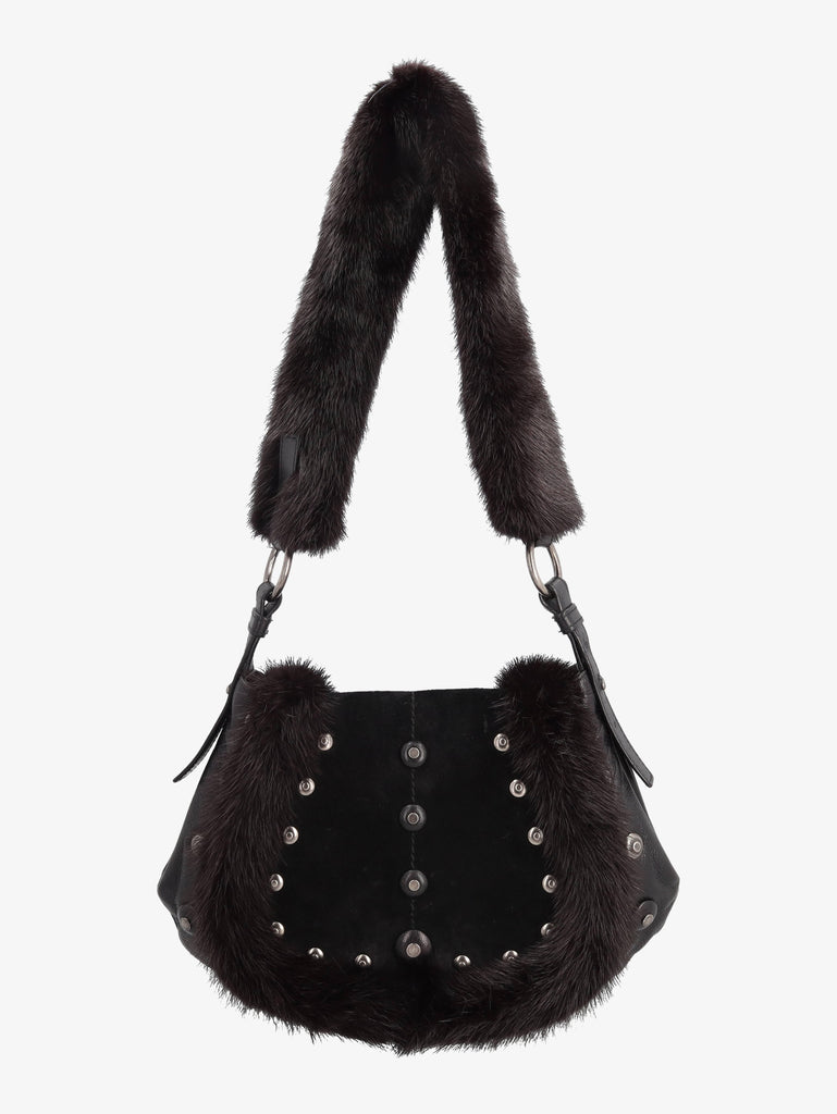 Yves Saint Laurent Furry Shoulder Bag