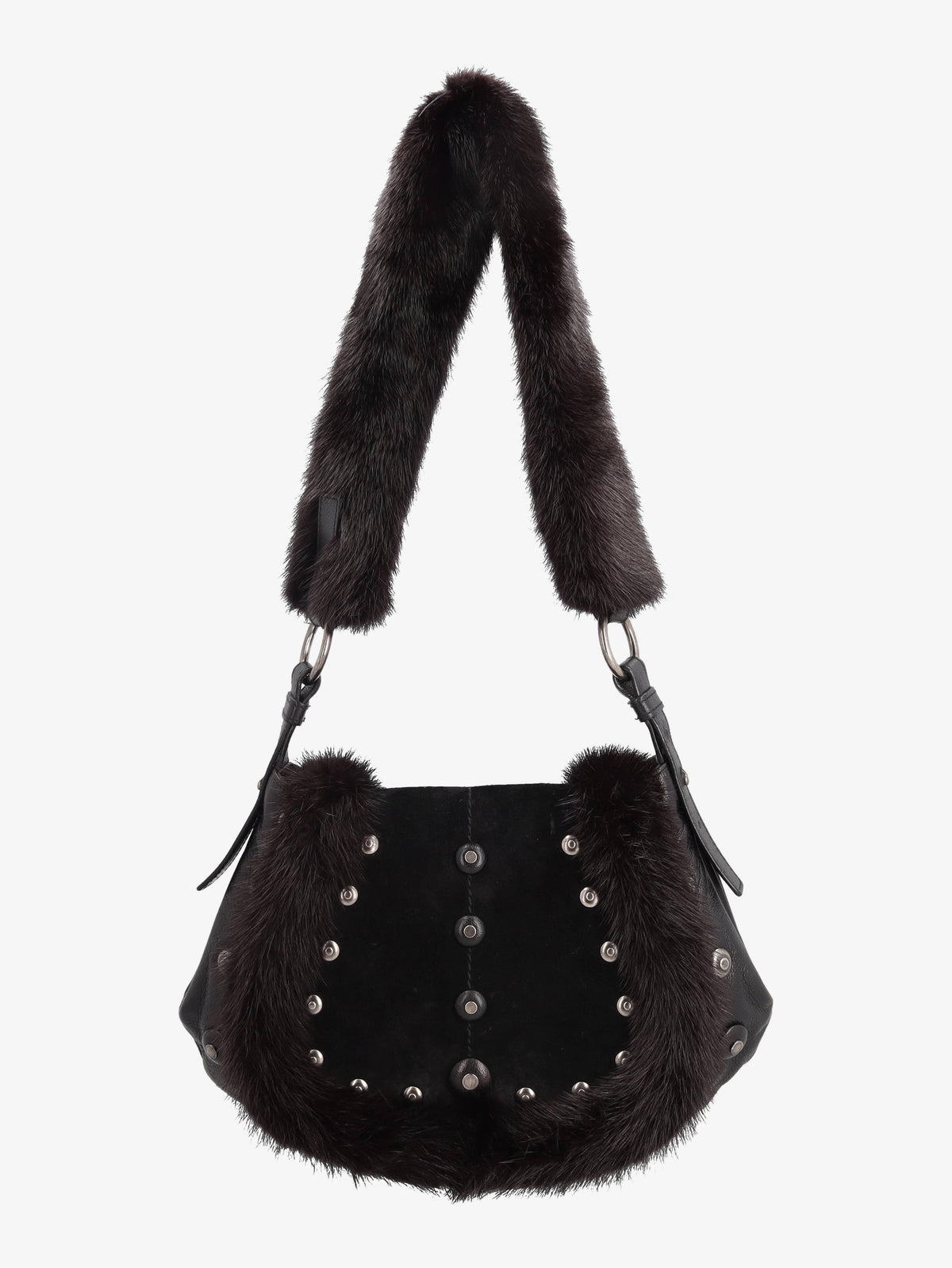 Yves Saint Laurent Furry Shoulder Bag