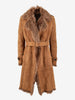Burberry Shearling Trench Coat