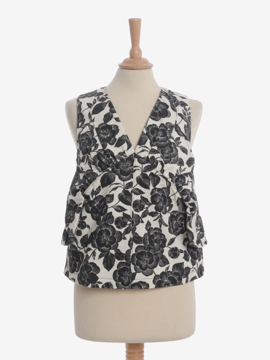 MSGM Top With Ruffles