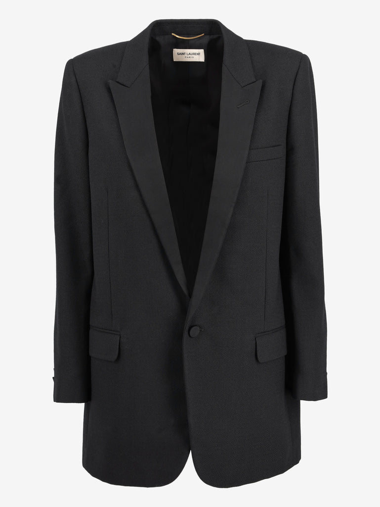 Saint Laurent Black Wool Blazer