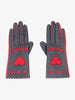 Moschino Gloves With Hearts W24925.01  Moschino