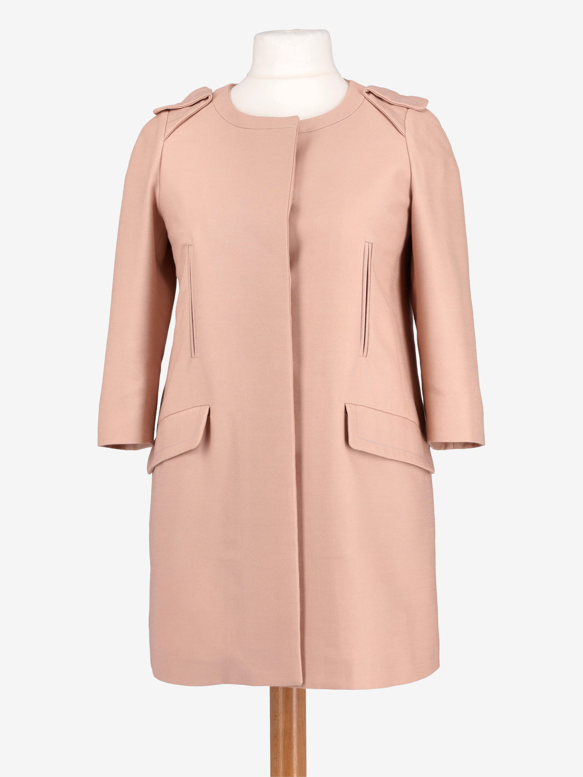Miu Miu Pink Overcoat