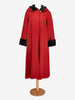 Fendi Red Wool Overcoat