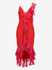 Ungaro Ruffle Dress<BR/>