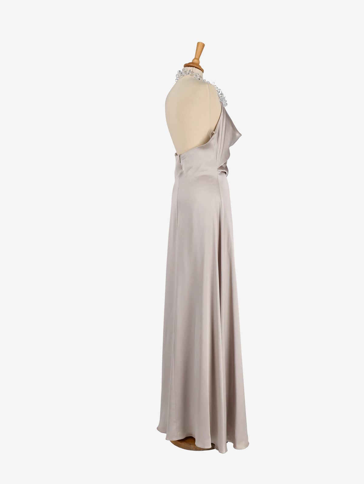 David Fielden Silver Long Dress