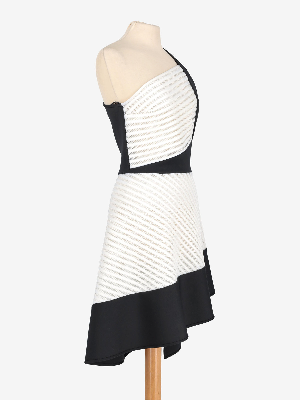David Koma Black And White Dress