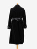 Tom Ford Black Velvet Trench Coat - 00s