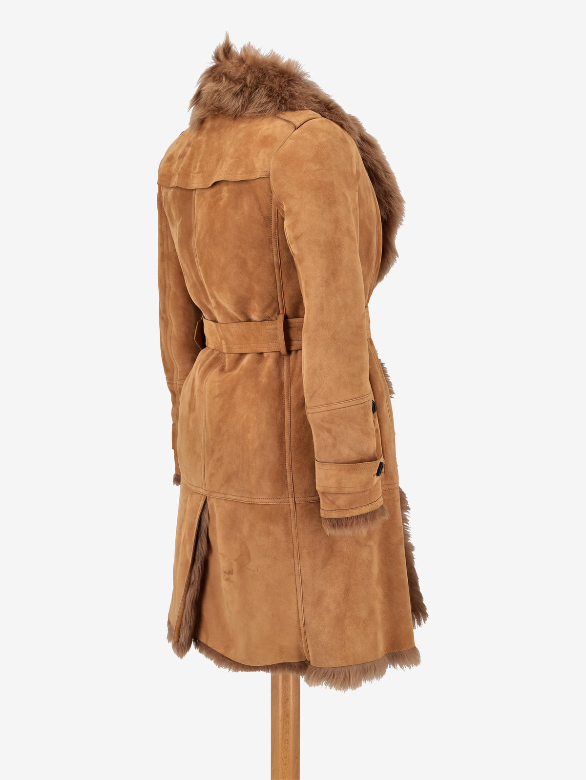 Burberry Shearling Trench Coat