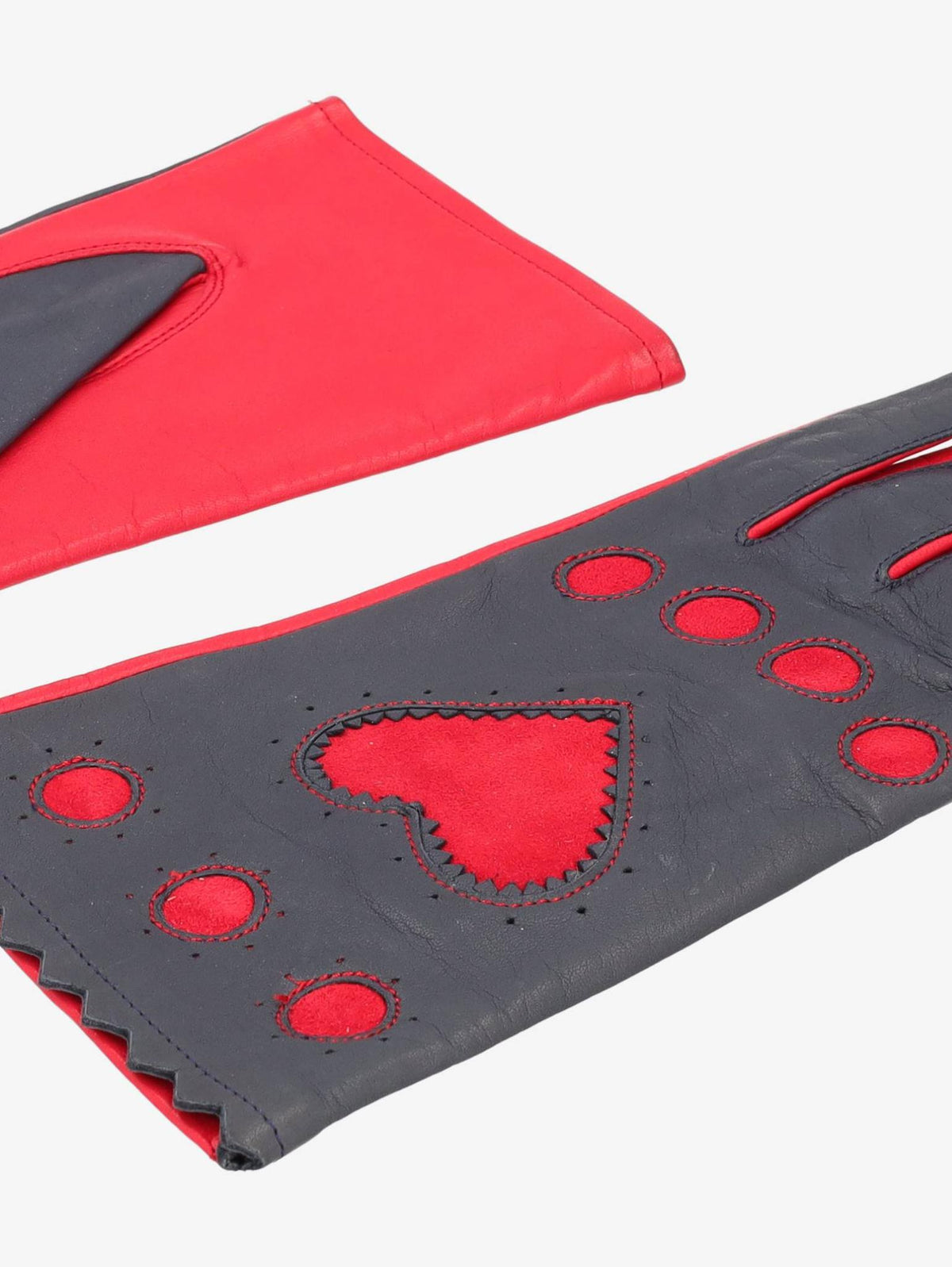 Moschino Gloves With Hearts W24925.01  Moschino