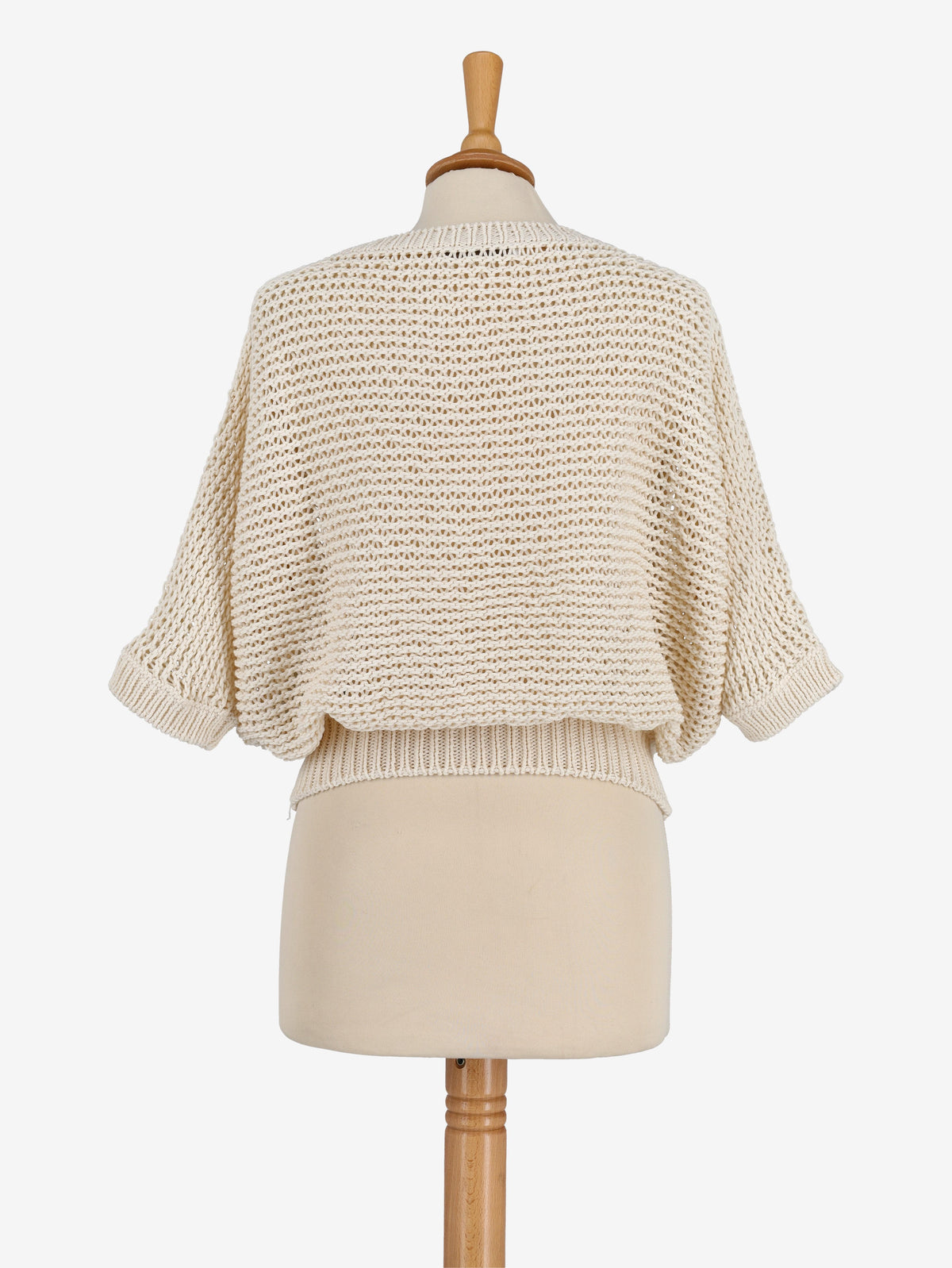 Fabiana Filippi Cream White Knitted Sweater