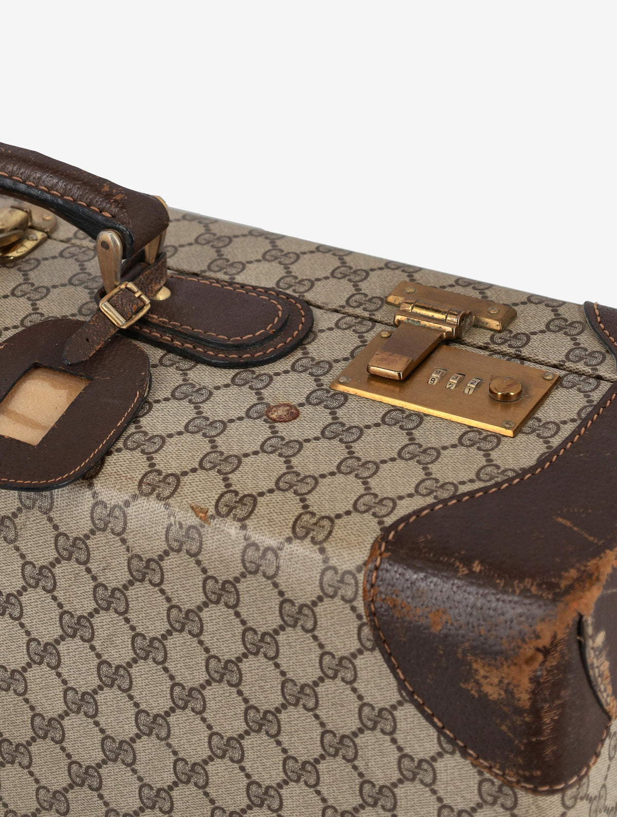 Gucci Monogram Suitcase