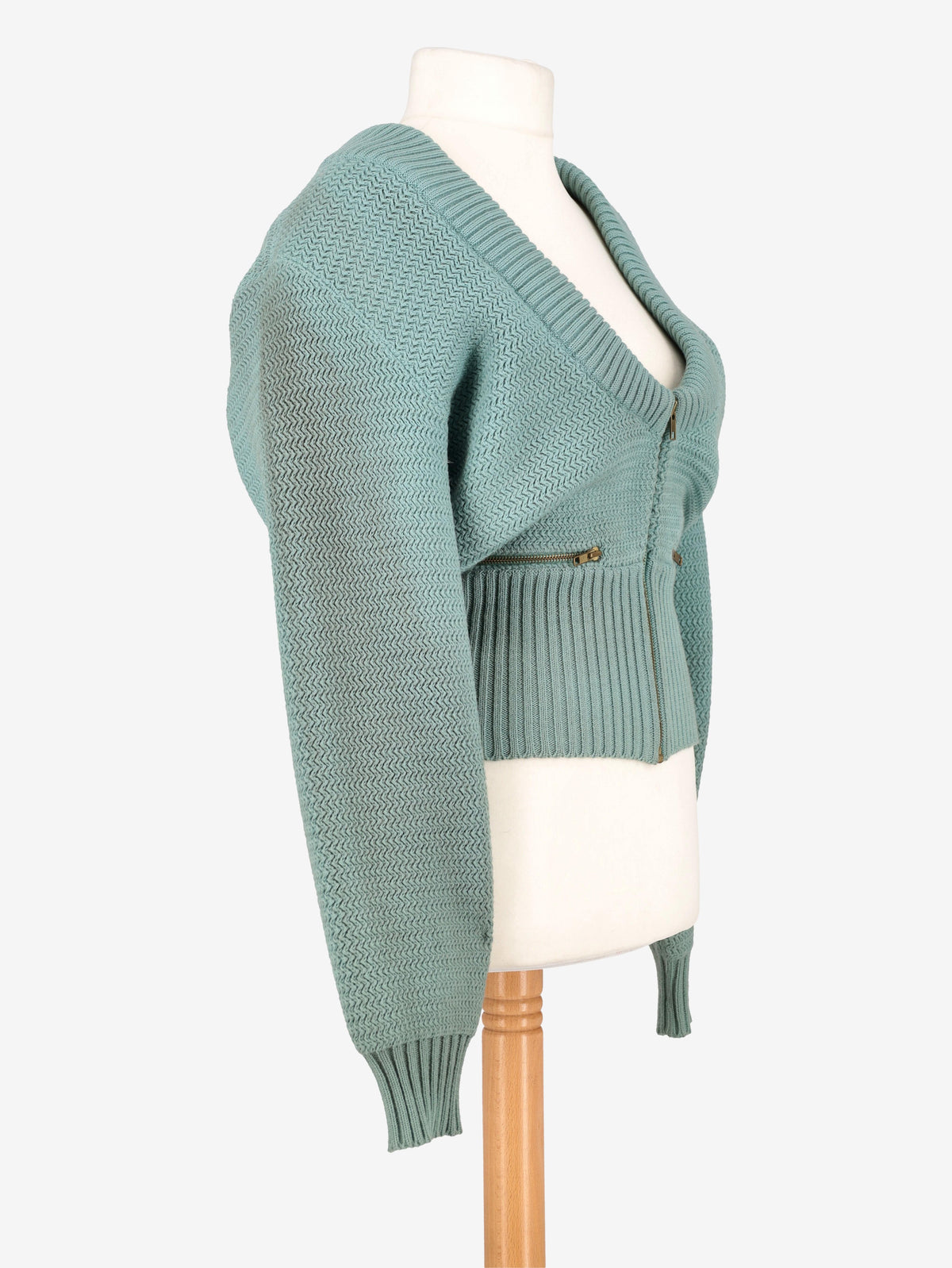 Alaïa Acquamarine Wool Suit DM1004393  Alaïa