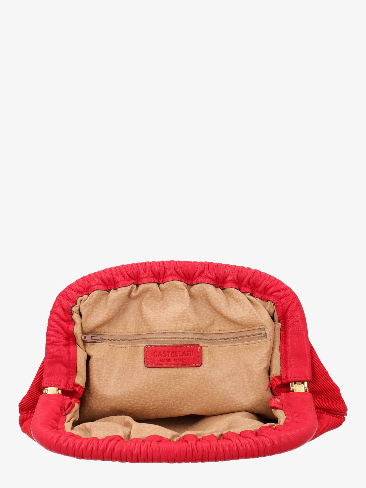 Castellari Red Soft Clutch