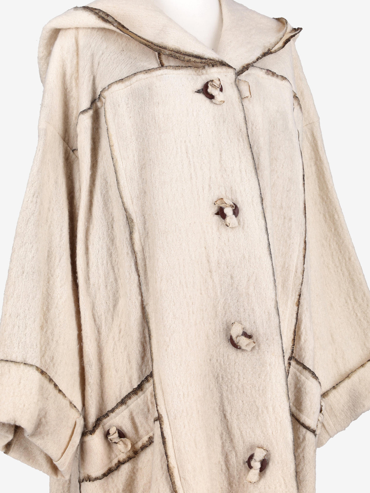 Issey Miyake Wool Overcoat DM10043128  Miyake