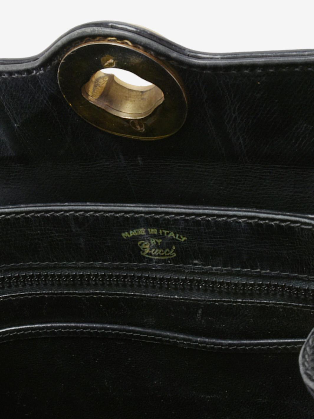 Gucci 皮革单肩包 - 60 年代