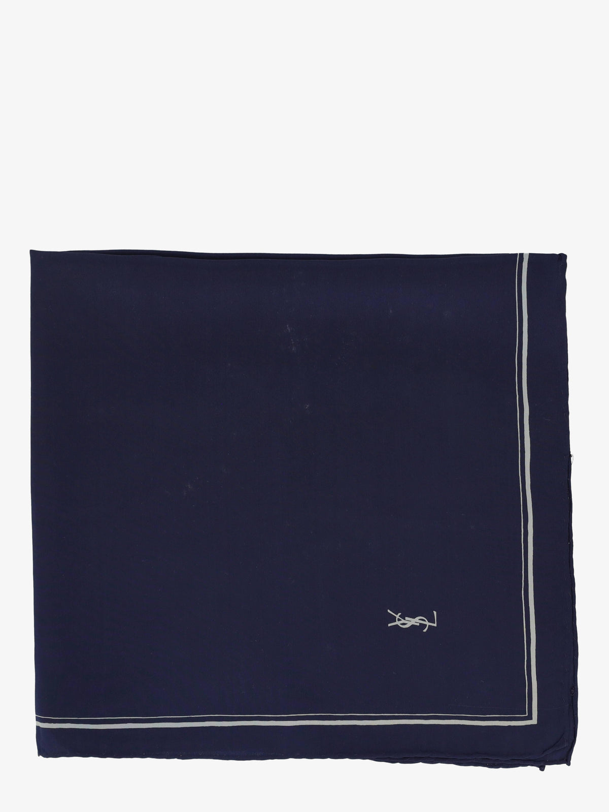 Yves Saint Laurent Foulard Navy W24121222  Yves Saint Laurent
