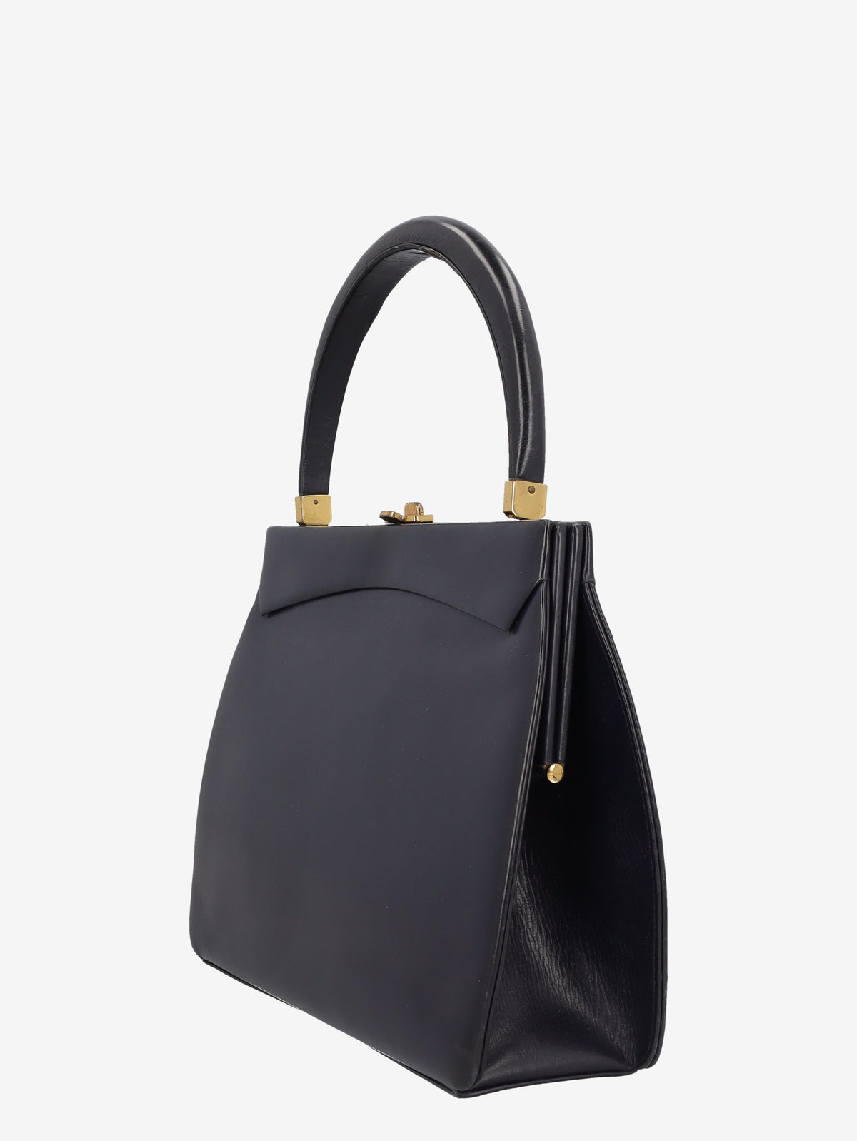 Vintage Blue Leather Handbag WCV300625.47  Vintage