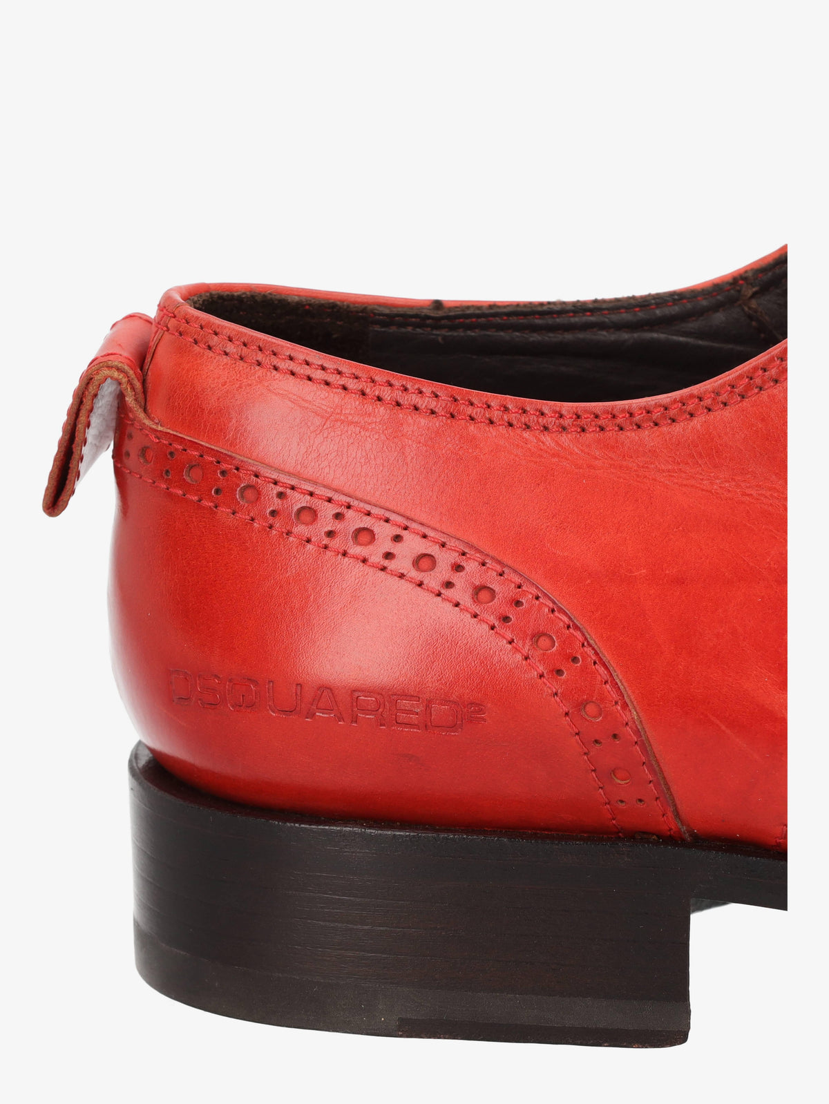 Dsquared² Red Lace-up Shoe