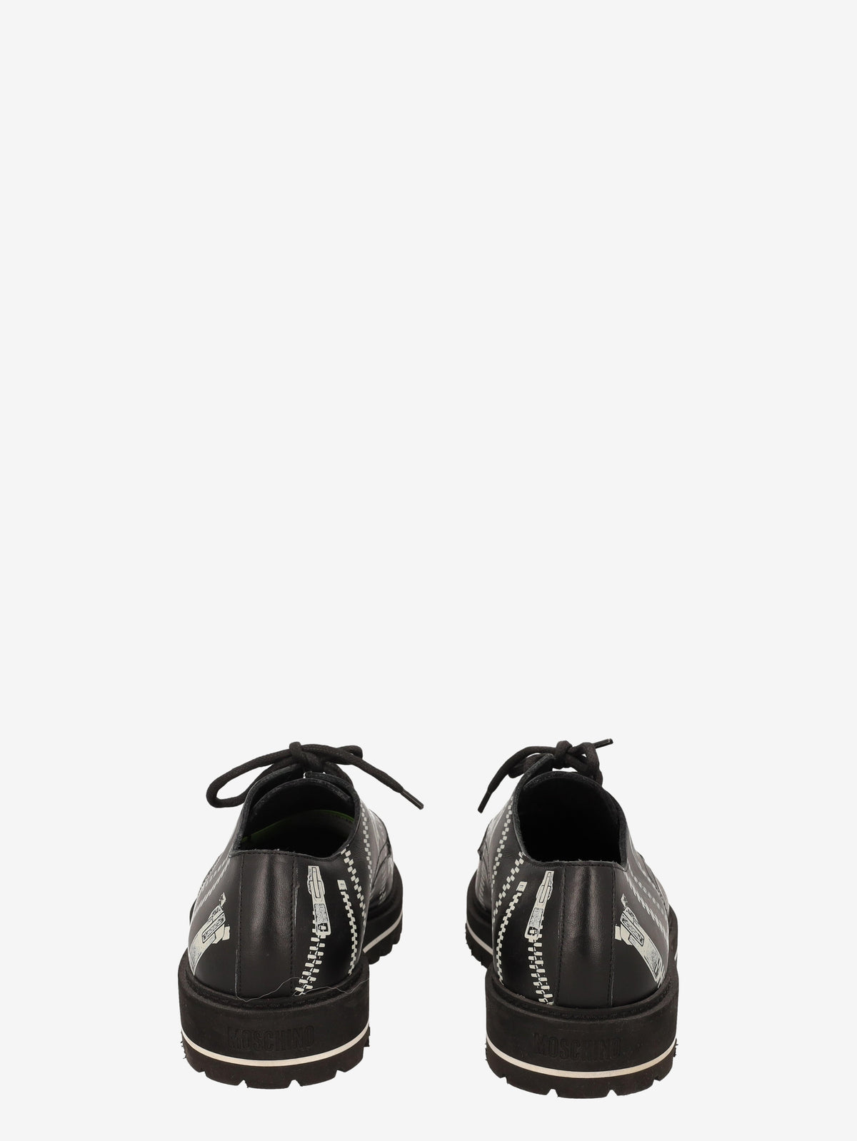Moschino Zip Print Derby Shoes WCV250819.11  Moschino