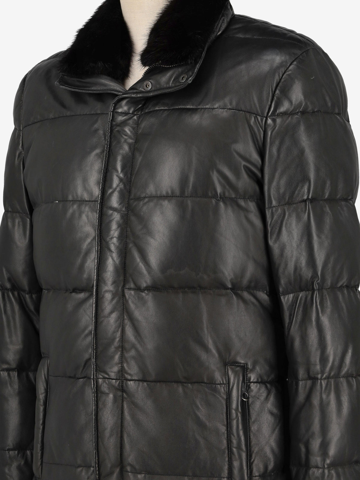 Vintage Leather Coat WCV250823  Vintage