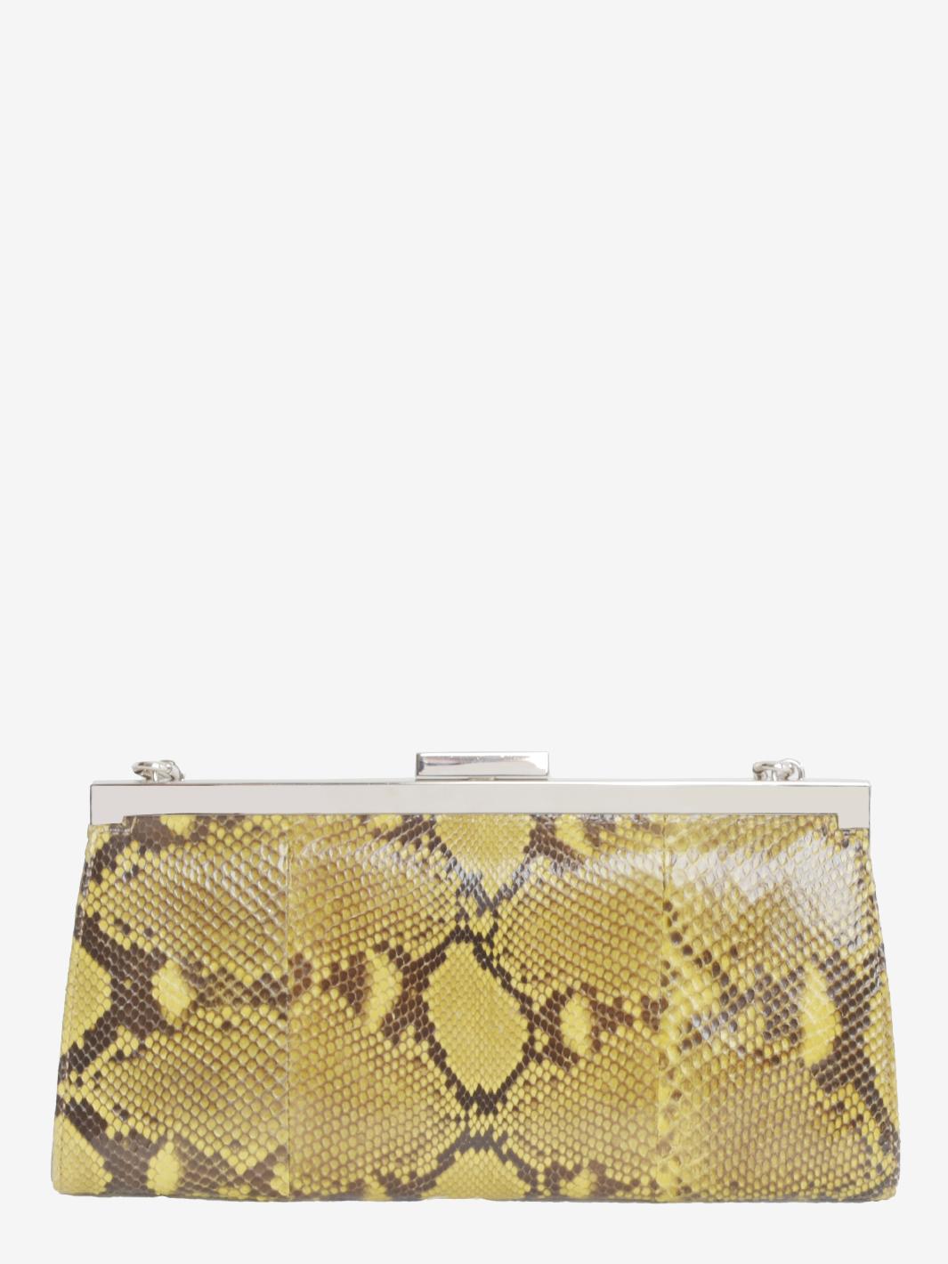Gucci Python Clutch
