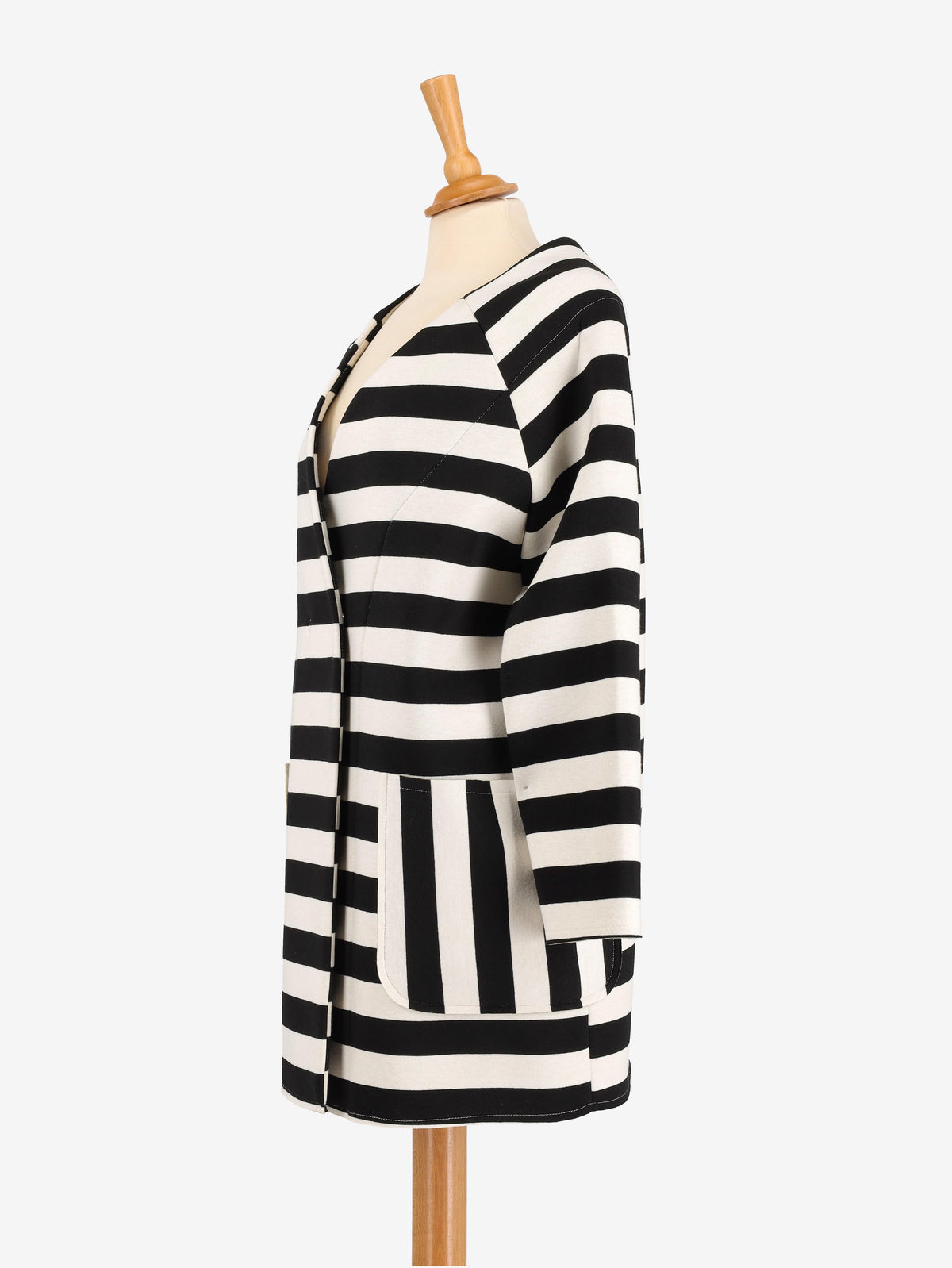 Imperial Striped Maxi Blazer